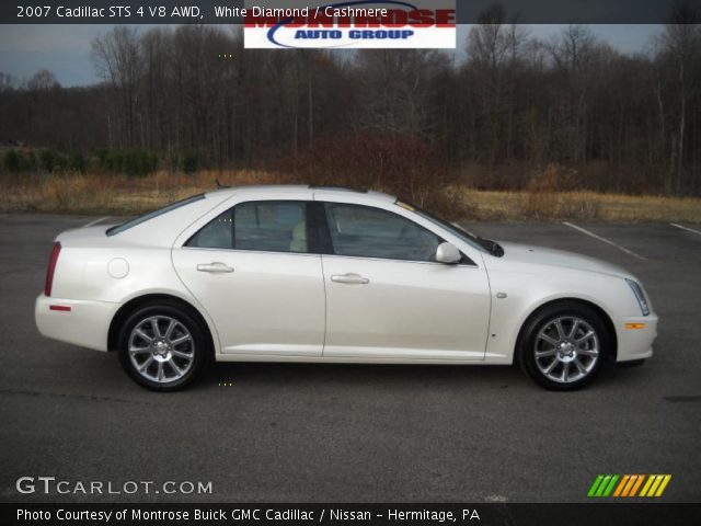 2007 Cadillac STS 4 V8 AWD in White Diamond