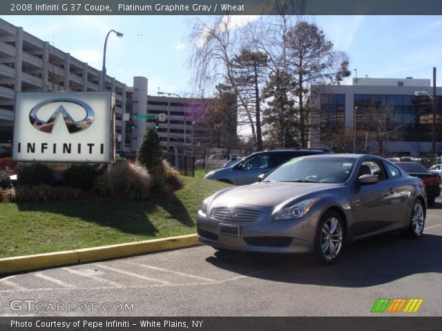2008 Infiniti G 37 Coupe in Platinum Graphite Gray