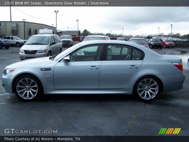 2007 BMW M5 Sedan in Silverstone Silver Metallic