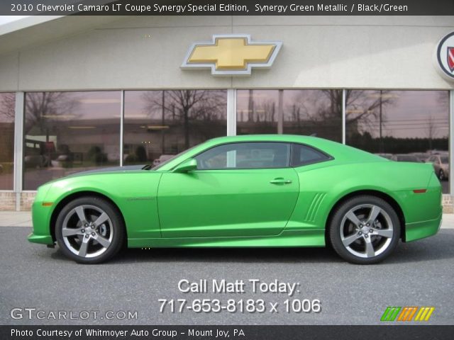 2010 Chevrolet Camaro LT Coupe Synergy Special Edition in Synergy Green Metallic