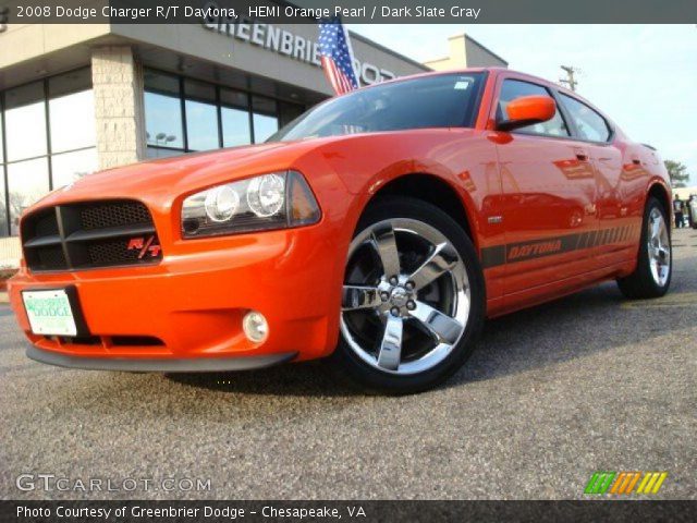 2008 Dodge Charger R/T Daytona in HEMI Orange Pearl