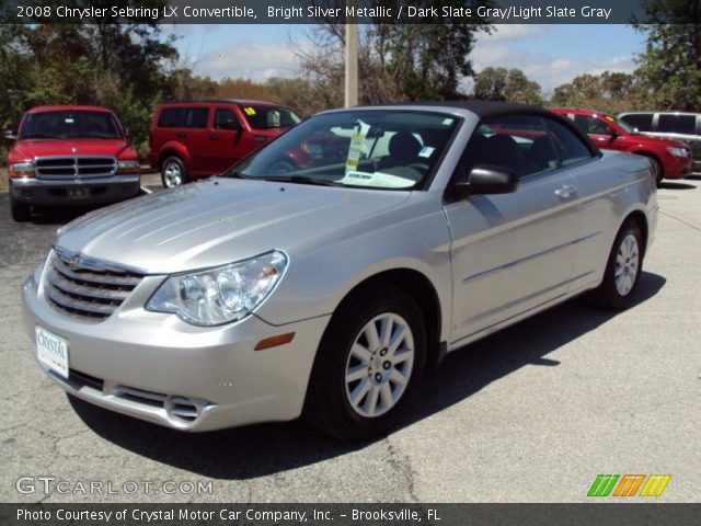 2008 Chrysler Sebring LX Convertible in Bright Silver Metallic