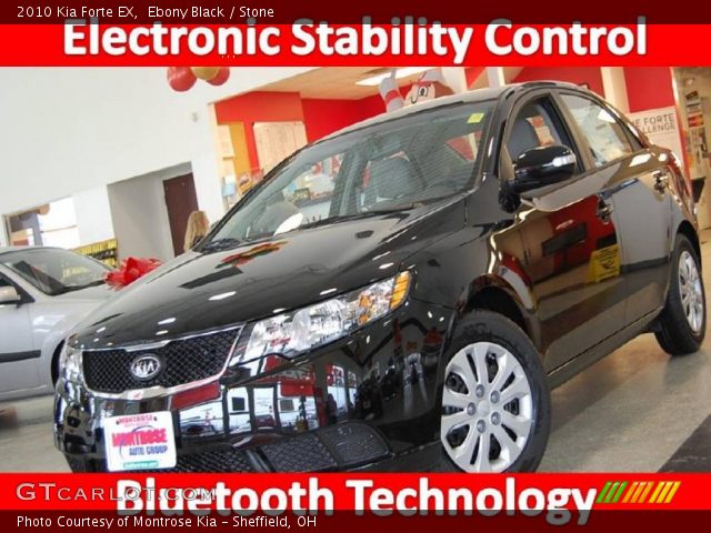 2010 Kia Forte EX in Ebony Black
