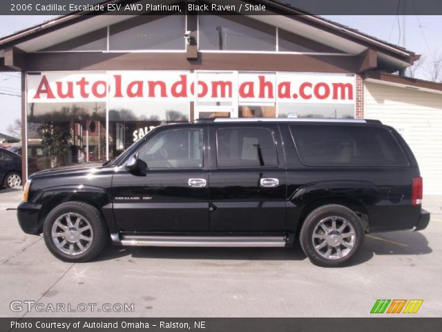 2006 Cadillac Escalade ESV AWD Platinum in Black Raven