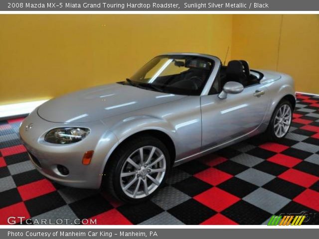 2008 Mazda MX-5 Miata Grand Touring Hardtop Roadster in Sunlight Silver Metallic