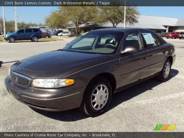 2003 Buick Century Custom in Dark Bronzemist Metallic