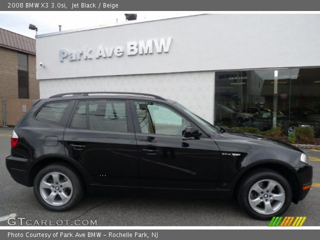 2008 BMW X3 3.0si in Jet Black