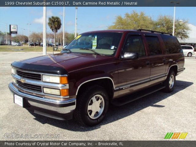 1999 Chevrolet Suburban C1500 LT in Dark Carmine Red Metallic