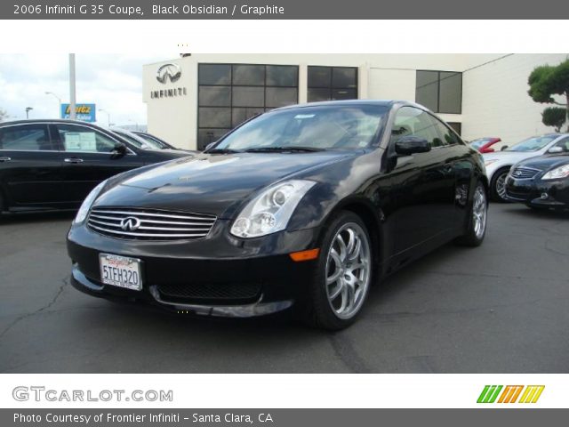 2006 Infiniti G 35 Coupe in Black Obsidian