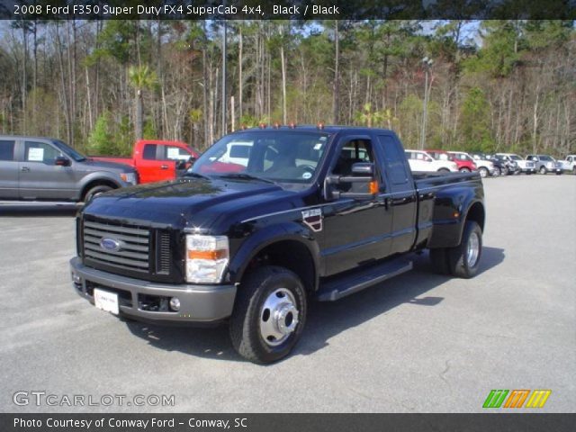 2008 Ford F350 Super Duty FX4 SuperCab 4x4 in Black