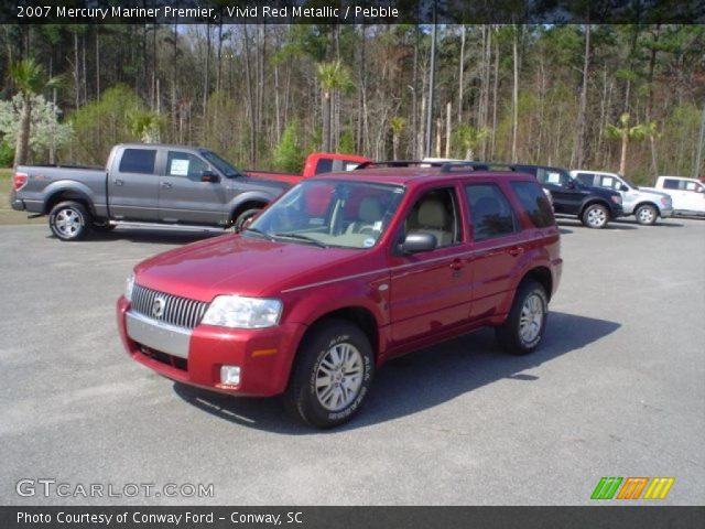 2007 Mercury Mariner Premier in Vivid Red Metallic
