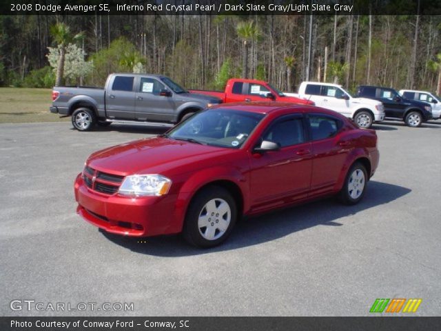 2008 Dodge Avenger SE in Inferno Red Crystal Pearl