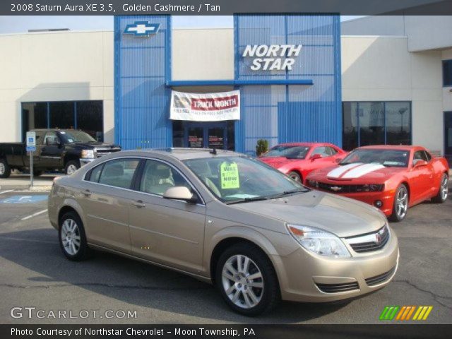 2008 Saturn Aura XE 3.5 in Golden Cashmere