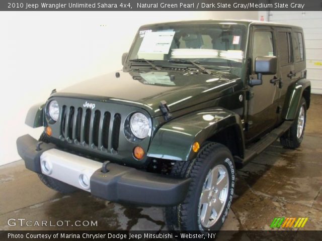 2010 Jeep Wrangler Unlimited Sahara 4x4 in Natural Green Pearl