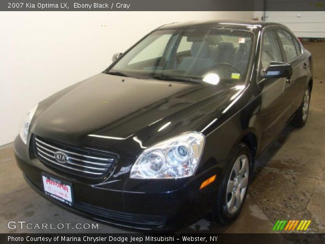 2007 Kia Optima LX in Ebony Black
