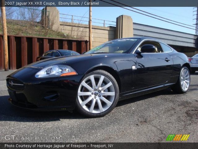 2007 Jaguar XK XK8 Coupe in Ebony Black