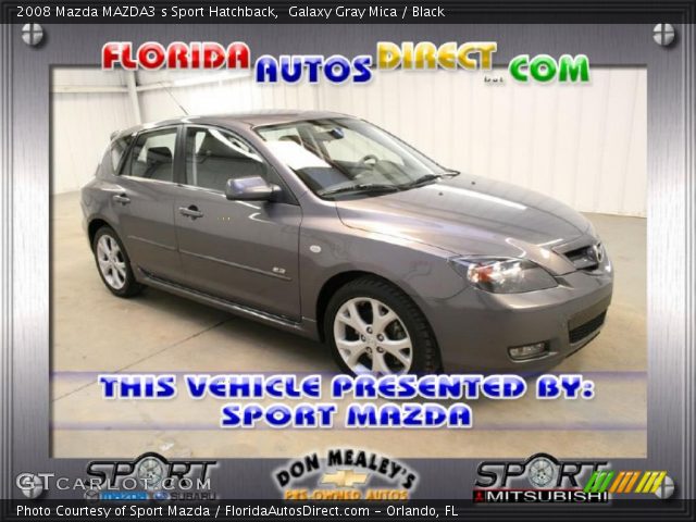 2008 Mazda MAZDA3 s Sport Hatchback in Galaxy Gray Mica