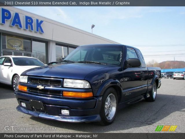 2003 Chevrolet S10 Xtreme Extended Cab in Indigo Blue Metallic
