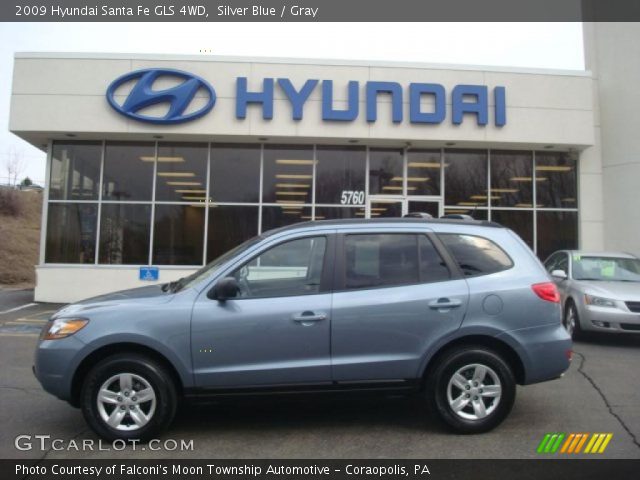 2009 Hyundai Santa Fe GLS 4WD in Silver Blue