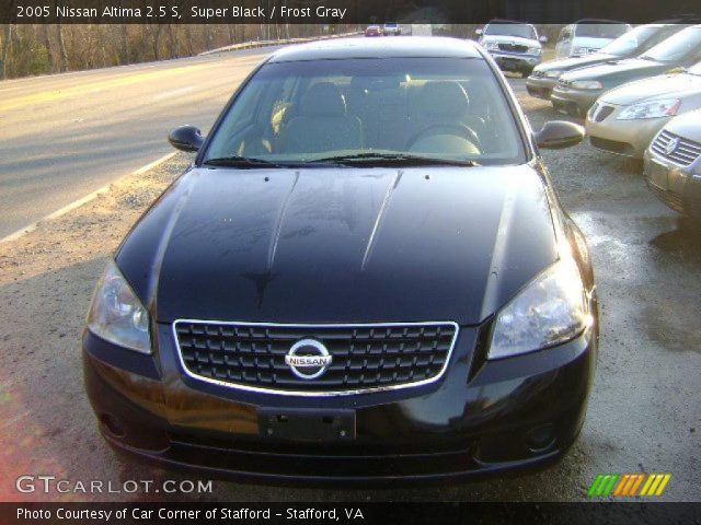 2005 Nissan Altima 2.5 S in Super Black