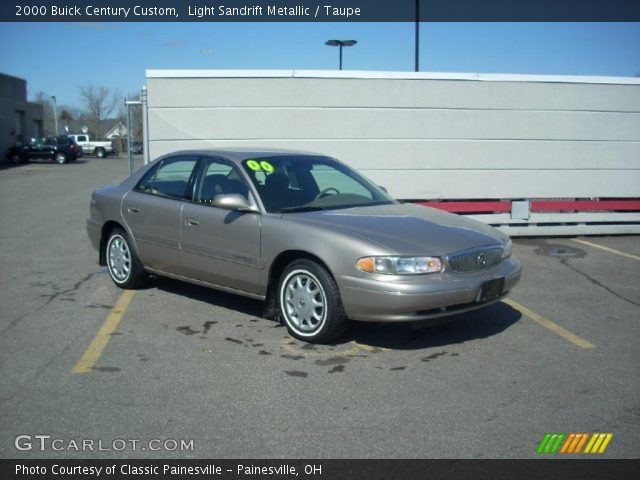 2000 Buick Century Custom in Light Sandrift Metallic