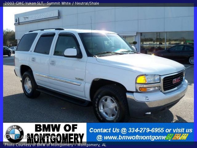 2003 GMC Yukon SLT in Summit White