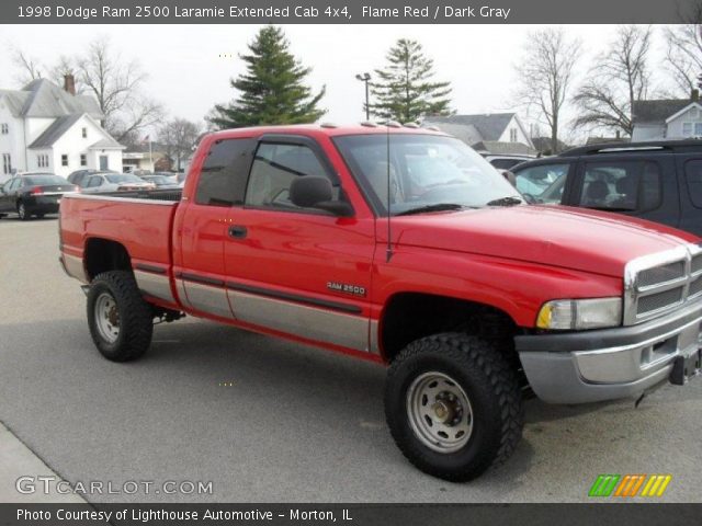 1998 Dodge Ram 2500 Laramie Extended Cab 4x4 in Flame Red