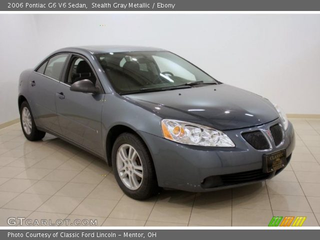 2006 Pontiac G6 V6 Sedan in Stealth Gray Metallic
