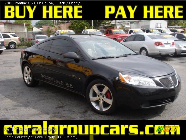 2006 Pontiac G6 GTP Coupe in Black
