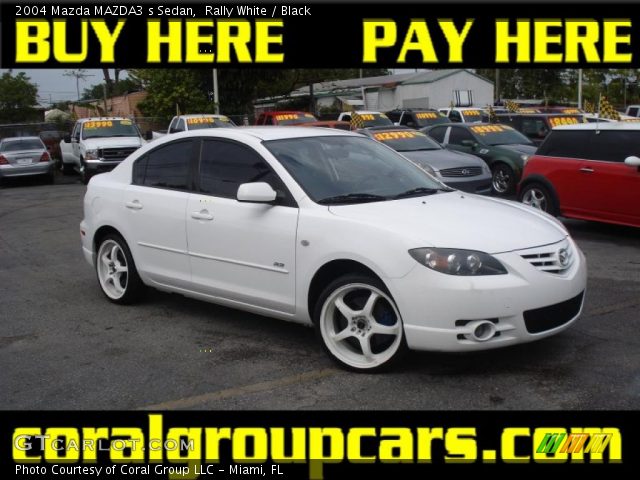 2004 Mazda MAZDA3 s Sedan in Rally White