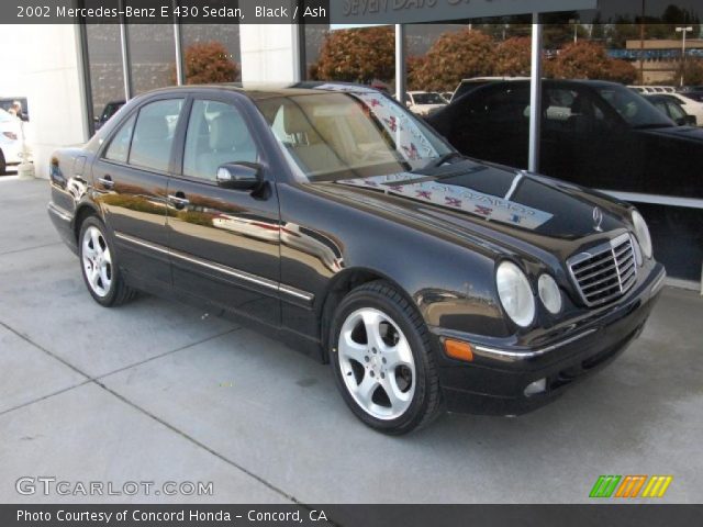 2002 Mercedes-Benz E 430 Sedan in Black