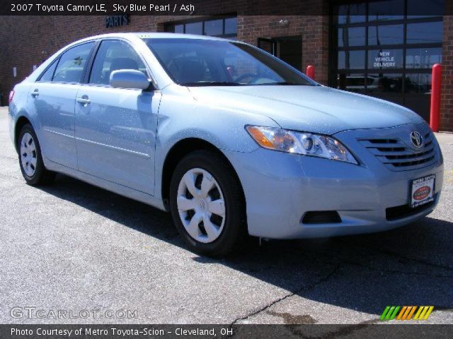 2007 Toyota Camry LE in Sky Blue Pearl