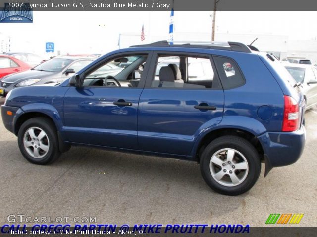 2007 Hyundai Tucson GLS in Nautical Blue Metallic