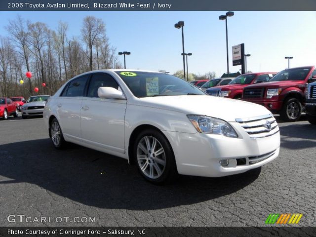 2006 Toyota Avalon Limited in Blizzard White Pearl