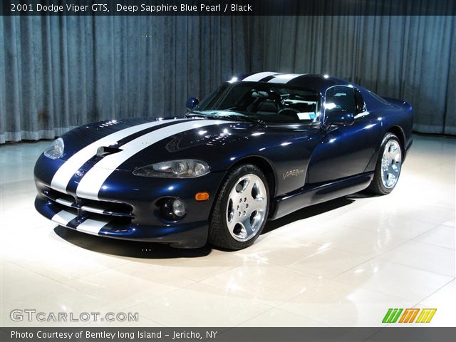 2001 Dodge Viper GTS in Deep Sapphire Blue Pearl
