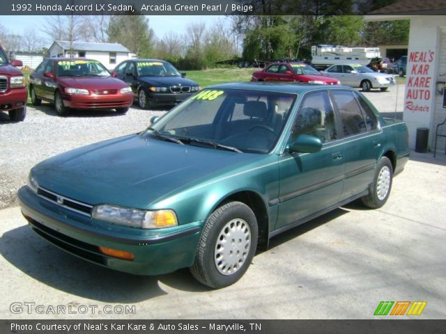 1992 Honda Accord LX Sedan in Arcadia Green Pearl