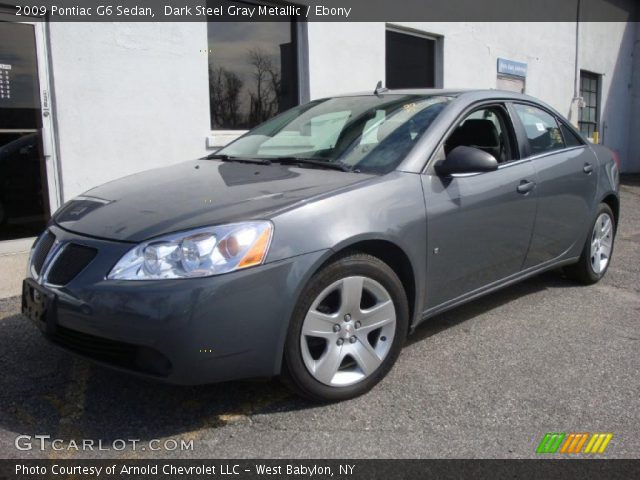 2009 Pontiac G6 Sedan in Dark Steel Gray Metallic