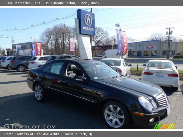 2008 Mercedes-Benz E 350 4Matic Sedan in Black