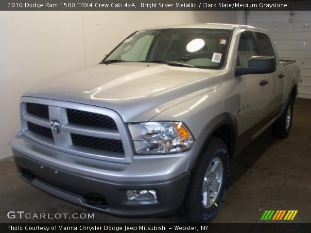 2010 Dodge Ram 1500 TRX4 Crew Cab 4x4 in Bright Silver Metallic