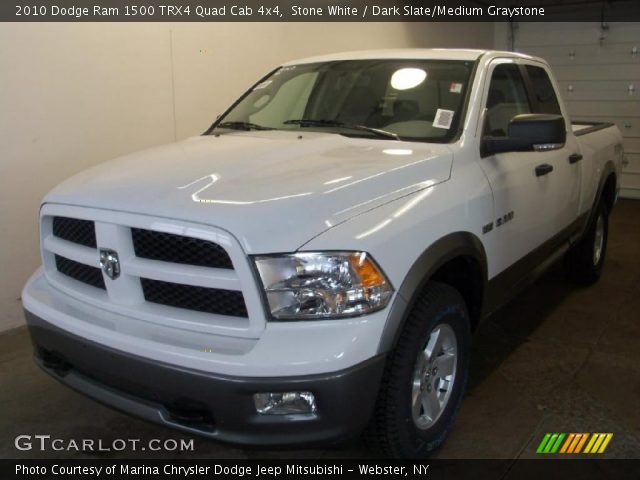 2010 Dodge Ram 1500 TRX4 Quad Cab 4x4 in Stone White