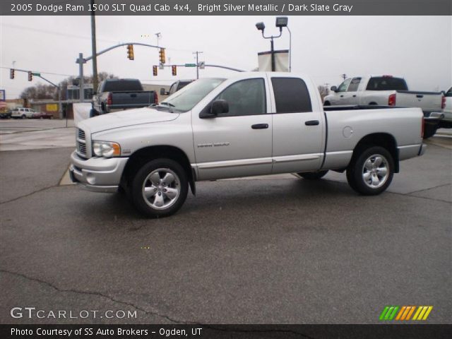 Bright Silver Metallic 2005 Dodge Ram 1500 Slt Quad Cab