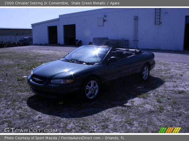 2000 Chrysler Sebring JX Convertible in Shale Green Metallic