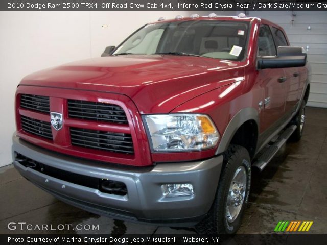 2010 Dodge Ram 2500 TRX4-Off Road Crew Cab 4x4 in Inferno Red Crystal Pearl