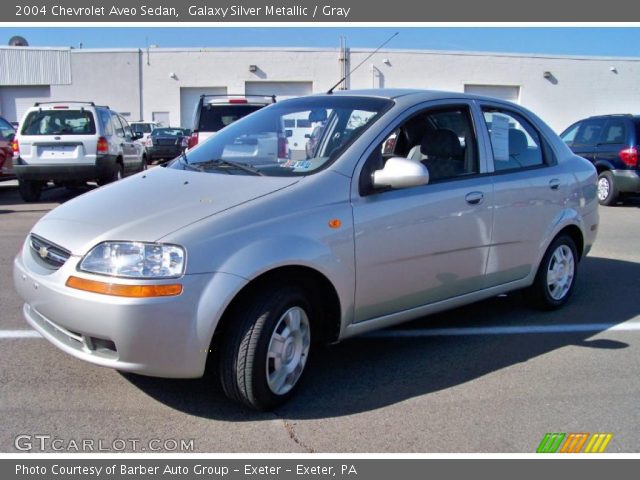 2004 Chevrolet Aveo Sedan in Galaxy Silver Metallic