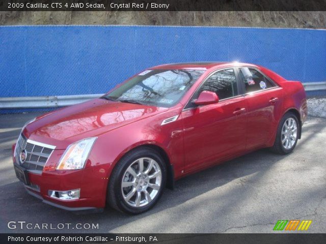 2009 Cadillac CTS 4 AWD Sedan in Crystal Red