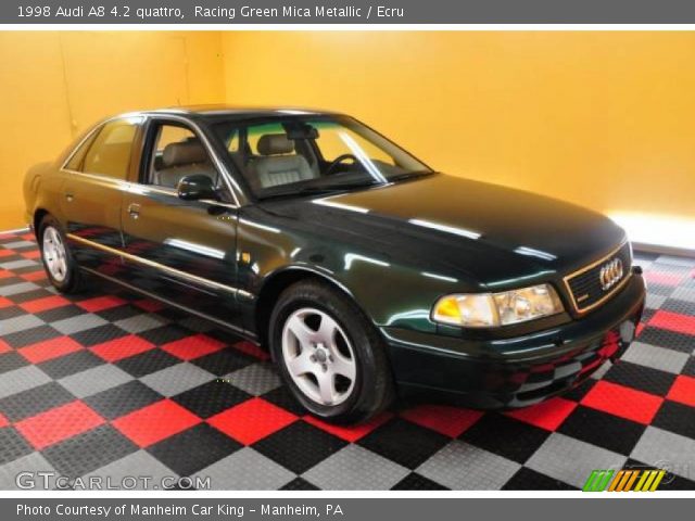 1998 Audi A8 4.2 quattro in Racing Green Mica Metallic