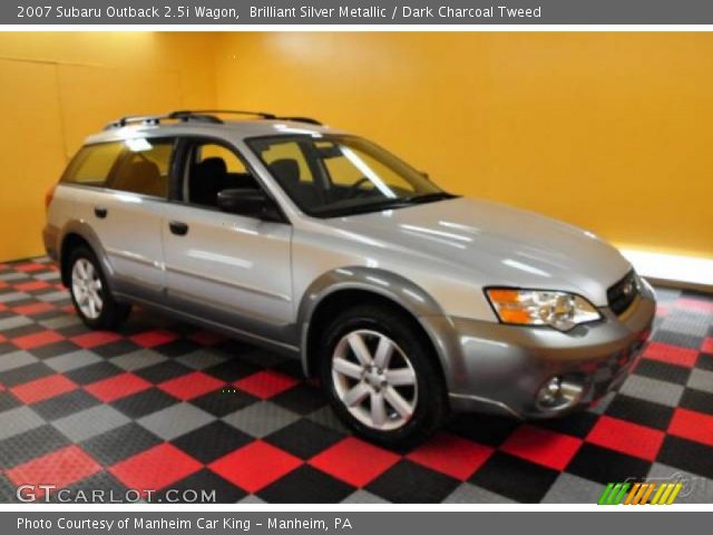 2007 Subaru Outback 2.5i Wagon in Brilliant Silver Metallic