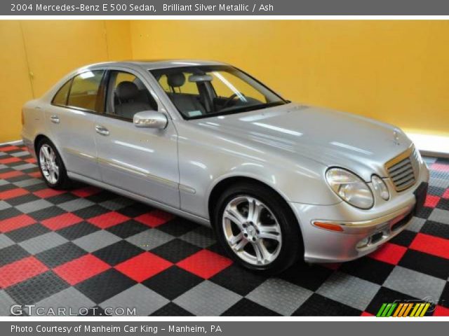 2004 Mercedes-Benz E 500 Sedan in Brilliant Silver Metallic