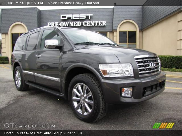 2008 Infiniti QX 56 4WD in Silver Graphite Gray