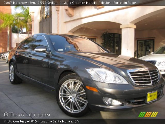 2007 Mercedes-Benz S 550 Sedan in designo Graphite Metallic